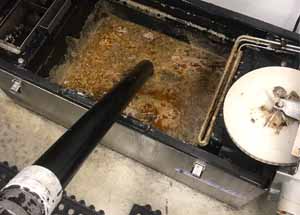 Victorville city make it known that all grease traps and grease interceptors are to be pumped when the content reaches 25% FOGS waste capacity.  All grease devices from restaurants must be cleaned by removing all cotent inside. 